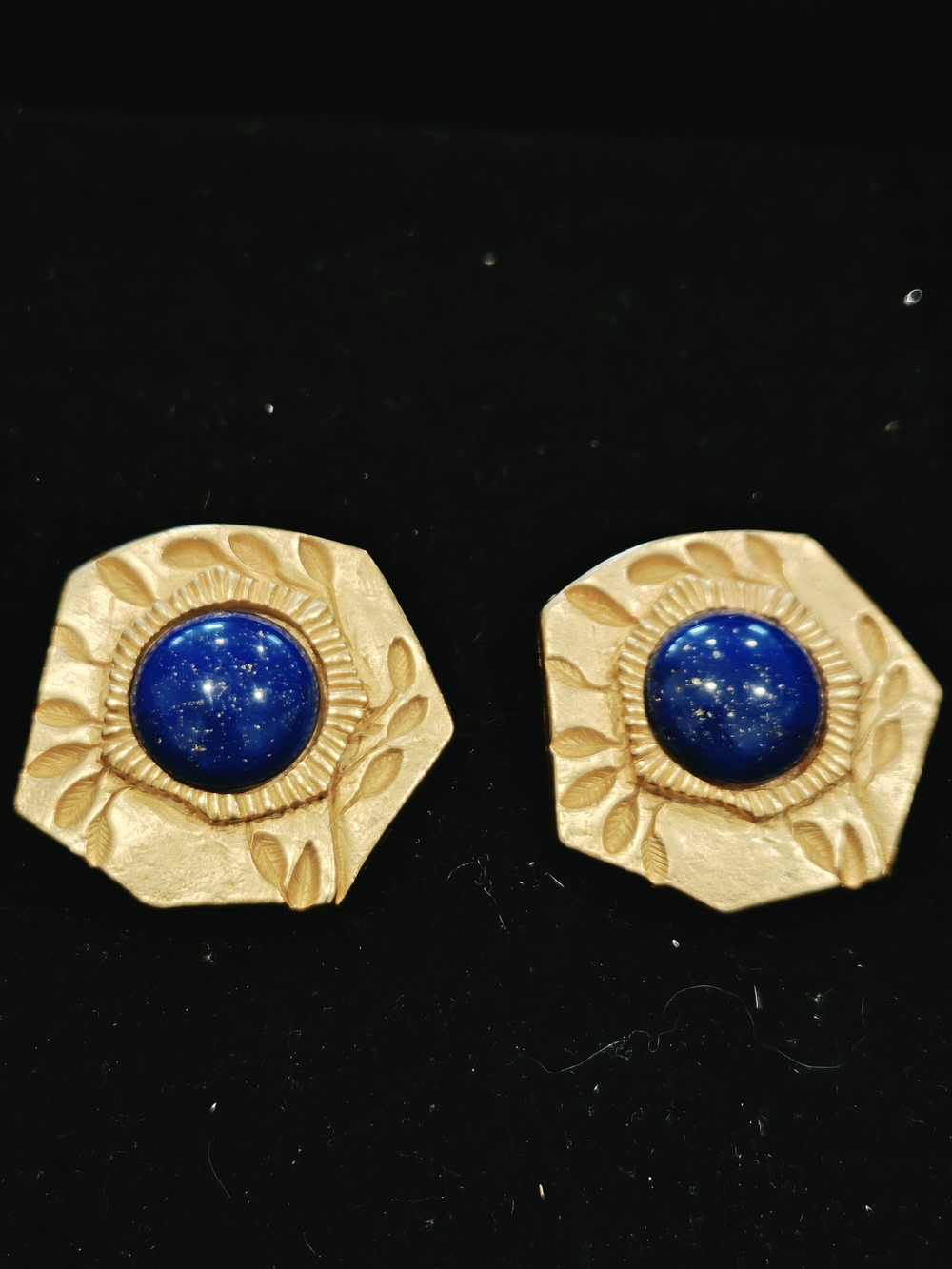 Real L Inc. Cliip-on Earrings With  An Etruscan Revival Style Xlip On